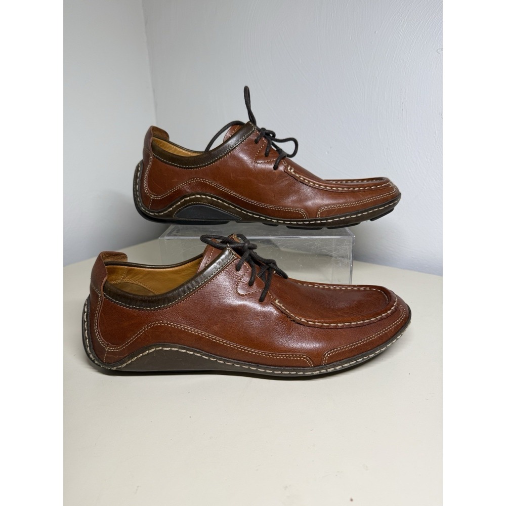 Cole Haan Mens NikeAir G Series Sz 10 M 5042176 Brown Leather Loafer Shoes